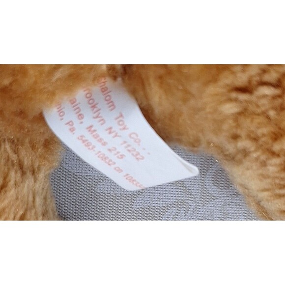 VHTF Vintage Shalom Brown Puppy Dog Plush Stuffed Animal Toy Collectible 8"ish - Picture 13 of 16